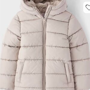 The Children's Place Light Beige Puffer Jacket